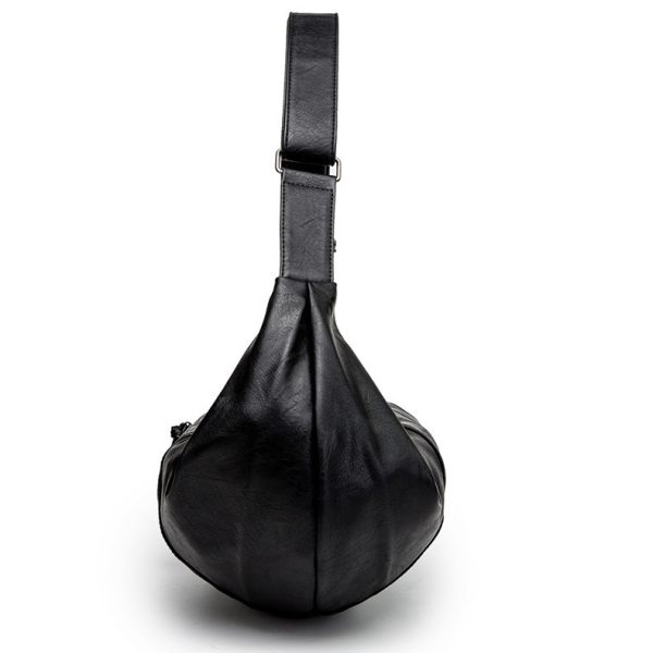 Large New Men's Soft Leather Crossbody Casual Travel Bag - Image 4
