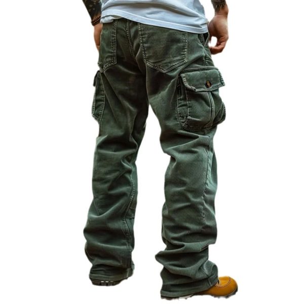 Retro Loose Cargo Pocket Foot Elastic Men's - Image 2