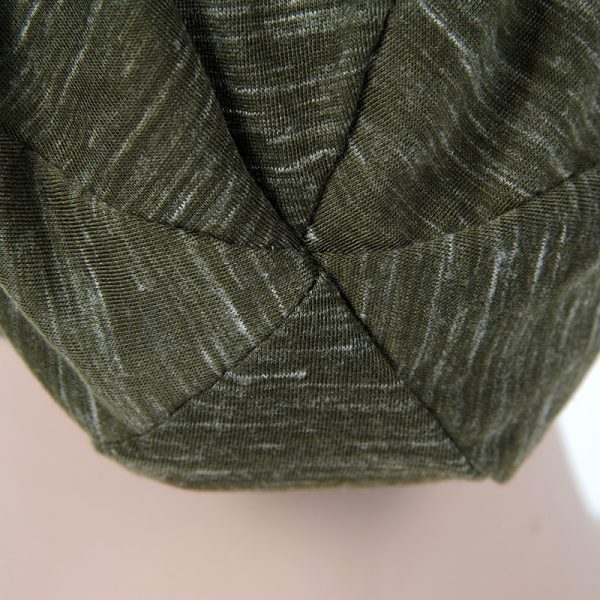 Men's Cationic High Elastic Cotton Color Stripes Sleeve Cap - Image 4