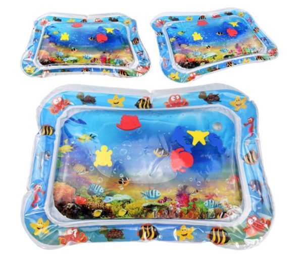 Baby Inflatable Water Mat, Infants Summer Beach Water Mat Patted Pad Water Cushion For Infants Toddlers Summer Activity Play Toys Baby Pillows - Image 3