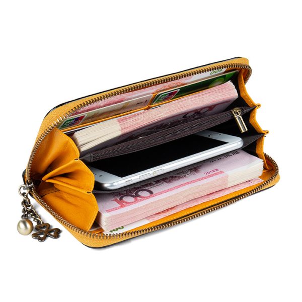 Fashion Personalized Women's First Layer Cowhide Wallet - Image 5