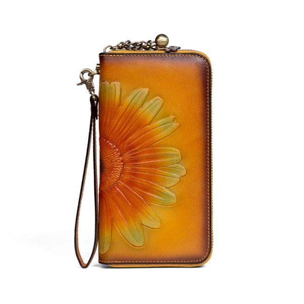 Fashion Personalized Women's First Layer Cowhide Wallet - Image 6