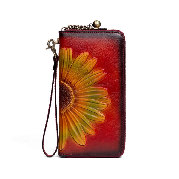 Fashion Personalized Women's First Layer Cowhide Wallet - Image 7