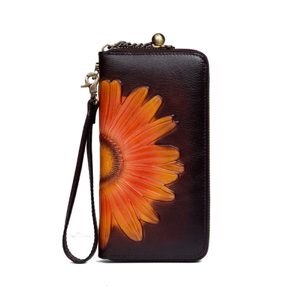 Fashion Personalized Women's First Layer Cowhide Wallet - Image 8