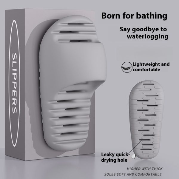 Quick-drying Bathroom Women's Wear-resistant Mute Slippers - Image 10