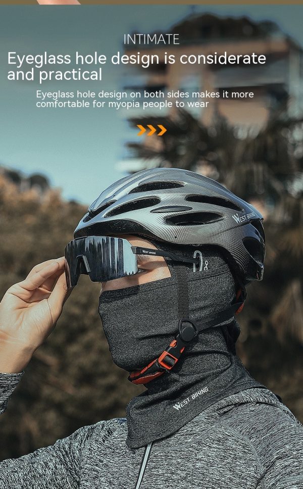 Thermal Headgear Fleece Cycling Mask With Eyehole - Image 9
