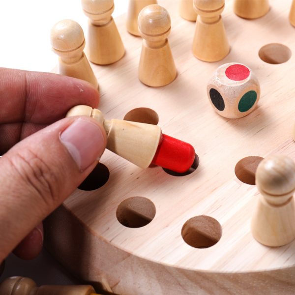 Children's Wooden Educational Toys Memory Chess Kid Early Education Toys - Image 4