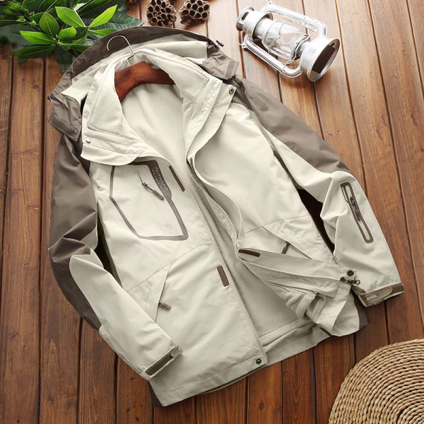 Men's Shell Jacket Three-in-one Warm Sportswear - Image 3