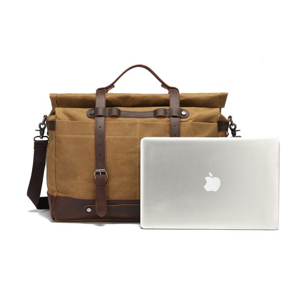 Canvas Shoulder Bag Casual Unisex Crossbody Bag - Image 4