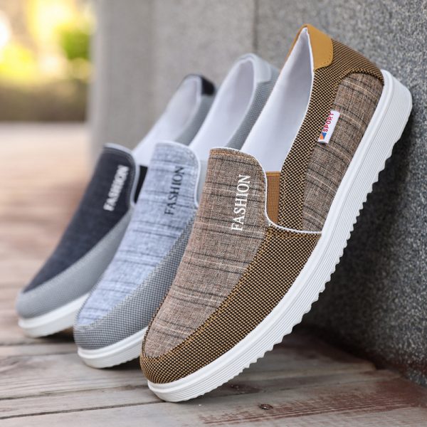 Men's Casual Shoes Board Shoes Breathable Canvas Shoes - Image 4