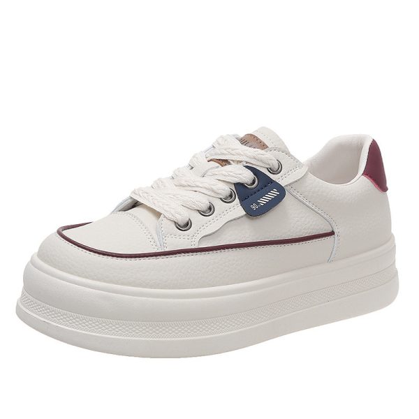 Flat All-Match Sports Casual White Shoes For Women - Image 5