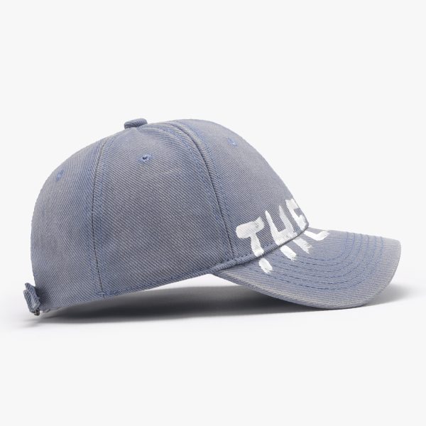 Letter Graffiti Curved Brim Soft Top Baseball Cap - Image 3