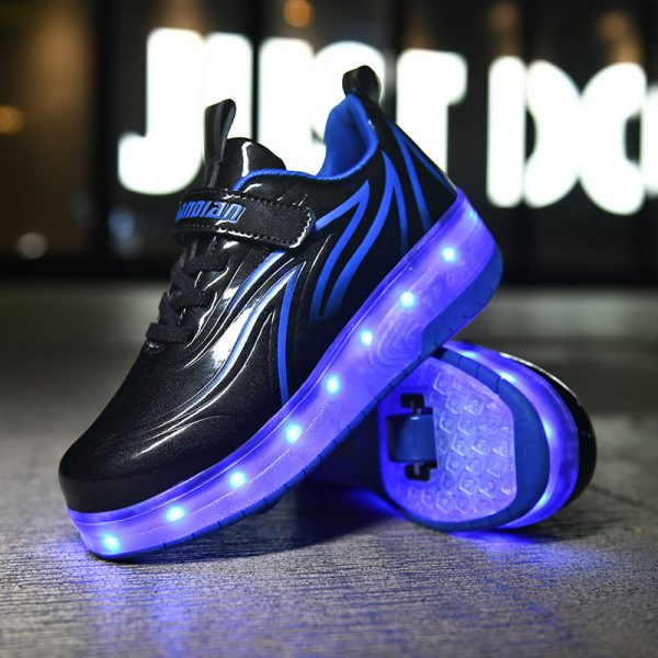 Light Charging Pulley Shoes Single And Double Wheels - Image 5