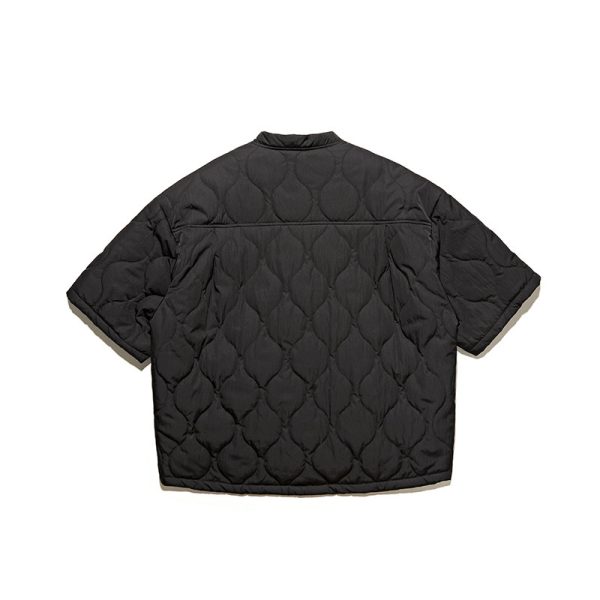 Gourd Quilted Collarless Cotton Retro - Image 4