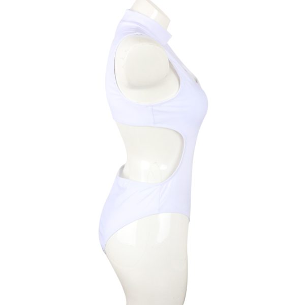 Zipper ladies one-piece swimsuit - Image 5