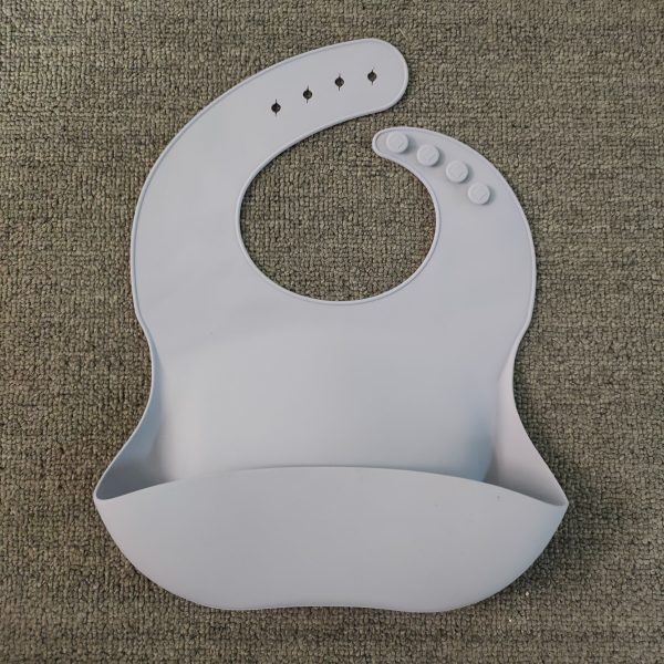 Soft Waterproof Silicone Baby Bib with Food Catcher, Baby Silicone Bib - Image 10