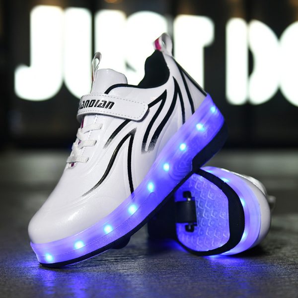 Light Charging Pulley Shoes Single And Double Wheels - Image 4
