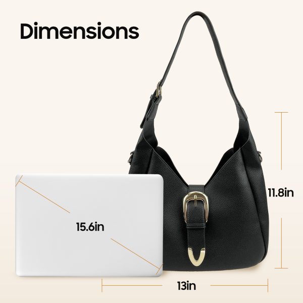 Women's Tote Handbags - Soft PU Leather Shoulder Tote Purses With Zipper For Stylish And Functional Everyday Use - Image 5