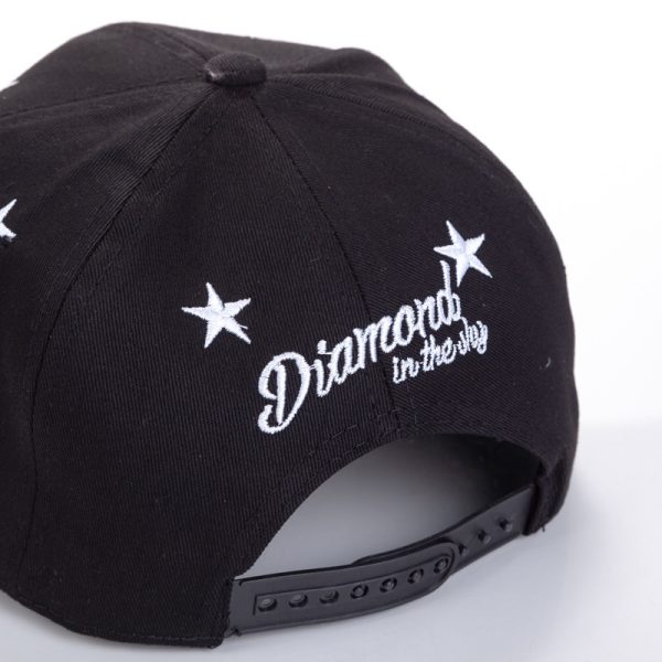 Five-pointed Star Embroidery Outdoor Sun-shade Sun Protection Flat-brimmed Cap - Image 5