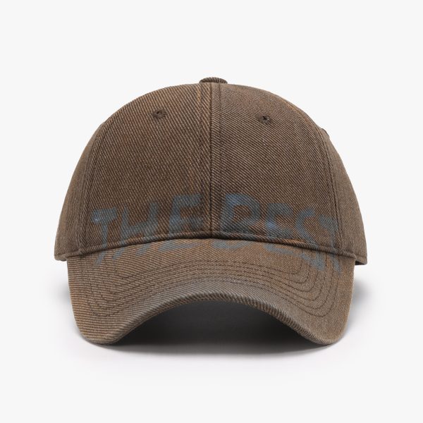 Letter Graffiti Curved Brim Soft Top Baseball Cap - Image 10
