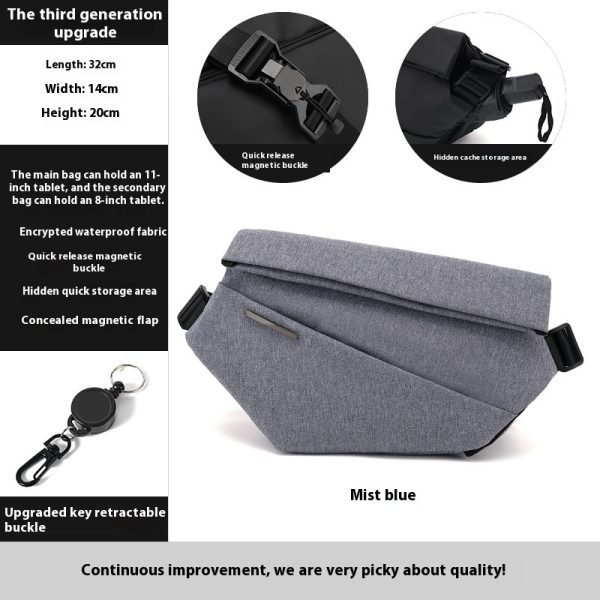 Crossbody Multifunctional Sports Fitness Chest Bag - Image 10