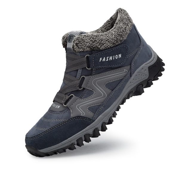 Men's And Women's Outdoor Cotton-padded Mid-top Sports Cotton Shoes - Image 9