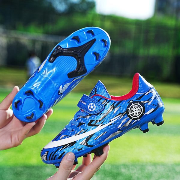 Children's Football Shoes Velcro Spike Sports - Image 2