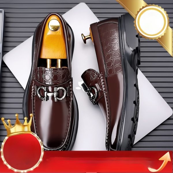 Men's Low-top Platform Retro Casual Shoes - Image 7