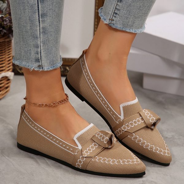 Bowknot Breathable Flat Shoes Women - Image 6