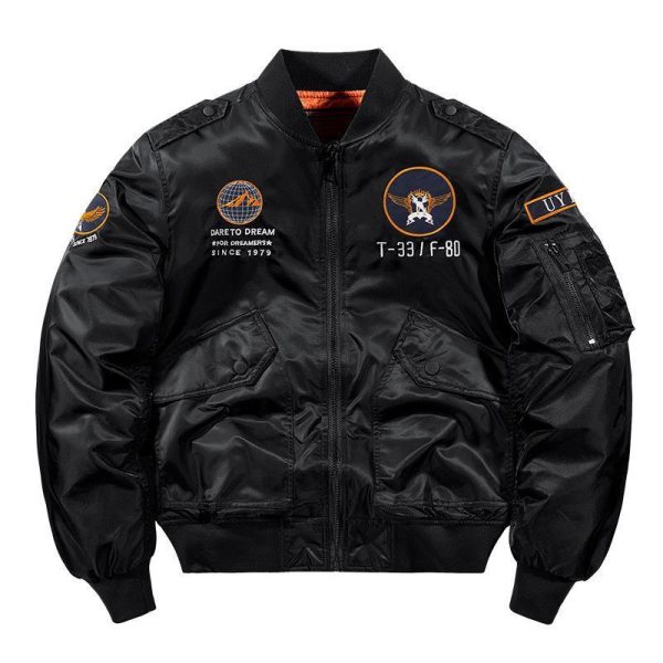 Youth Jacket Plus Size Stand-up Collar Thick Warranty - Image 9