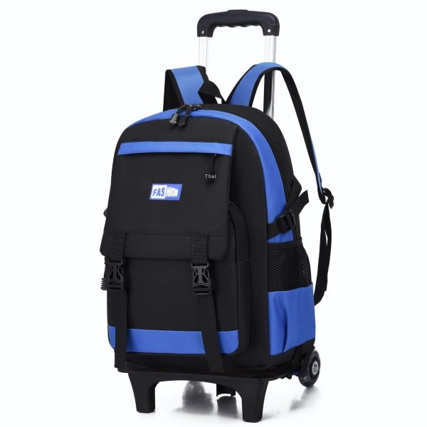 Leisure Primary School Student Large Capacity Pull Rod Backpack - Image 5