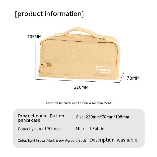 Double-sided Large Capacity Student Pencil Bag - Image 6