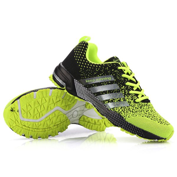 Casual Breathable Fly Woven Mesh Sneakers - Image 8