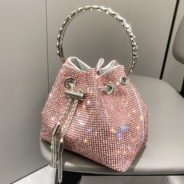 European And American Shiny Diamond Handbag For Women - Image 6