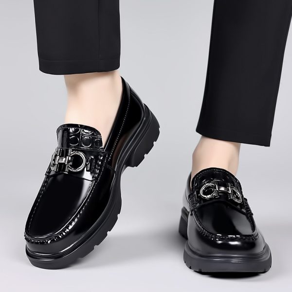 Men's Low-top Platform Retro Casual Shoes - Image 8