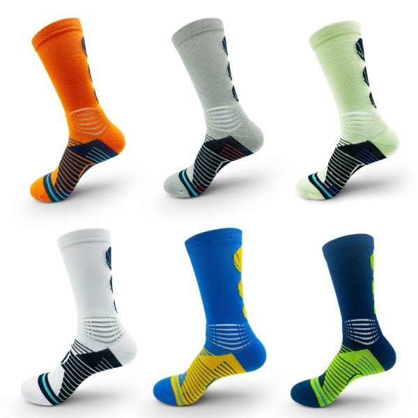 6 Pairs Of Sports Running Calf Socks - Image 3