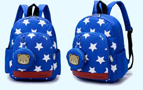 A small bear nursery school bag double shoulder bag - Image 6