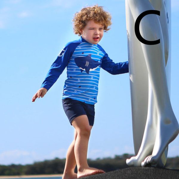 Children's Swimsuit Boys Split Boy Quick-Drying Swimsuit - Image 3