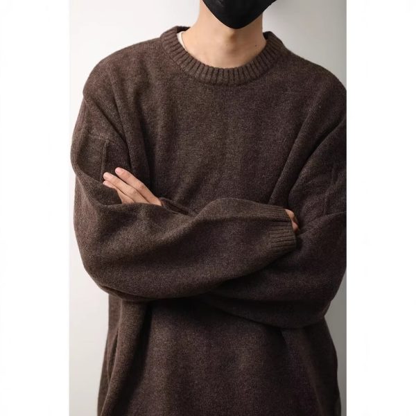 Men's Autumn And Winter Thermal Knitting Bottoming Shirt Top - Image 2
