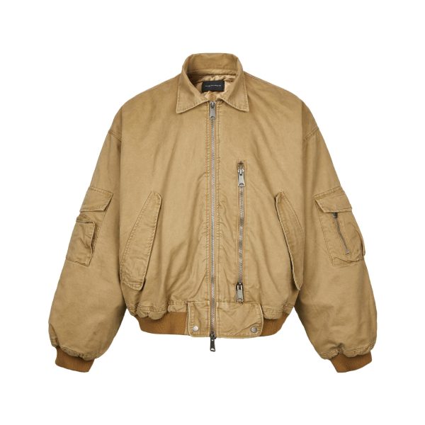 Bomber Jacket Coat Cotton-padded Jacket Men - Image 7