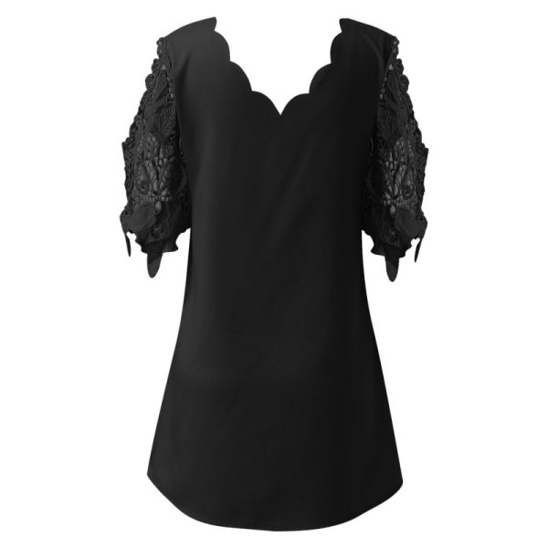 A Swing Top Off-the-shoulder Half Sleeve Dress - Image 6