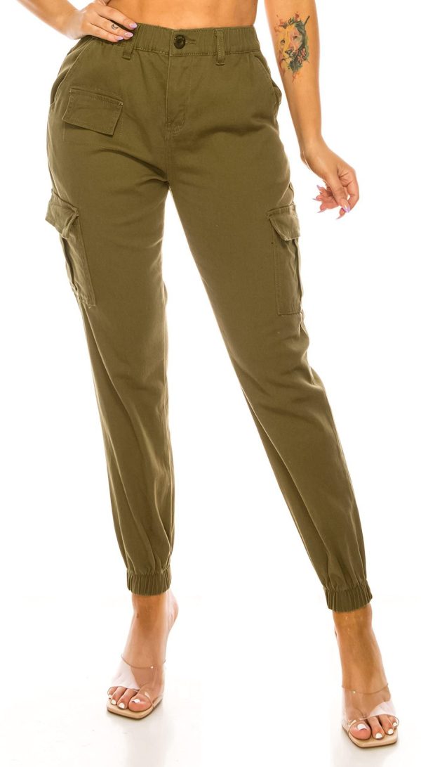 Women's Overalls Multi-pocket Design Elastic - Image 8