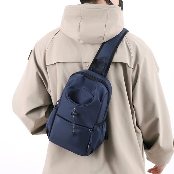 Men's Oxford Cloth Splash-proof Shoulder Crossbody Chest Bag - Image 5