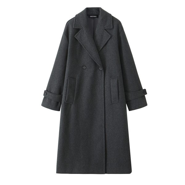 Fashion Simple Loose Soft Long-cut Coat - Image 7
