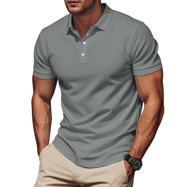 Casual British Style Summer Men's T-shirt - Image 2
