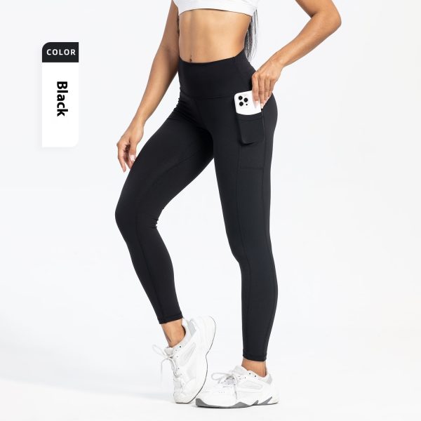Women's Slim-fit Pocket High Waist Workout Sports Yoga Pants - Image 6
