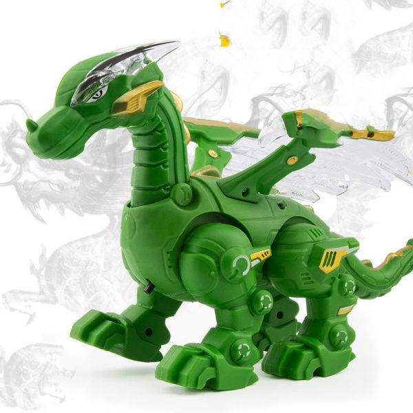 Electric Spray Mechanical Dinosaur Toy Model Multifunctional Sound And Light Toy - Image 4