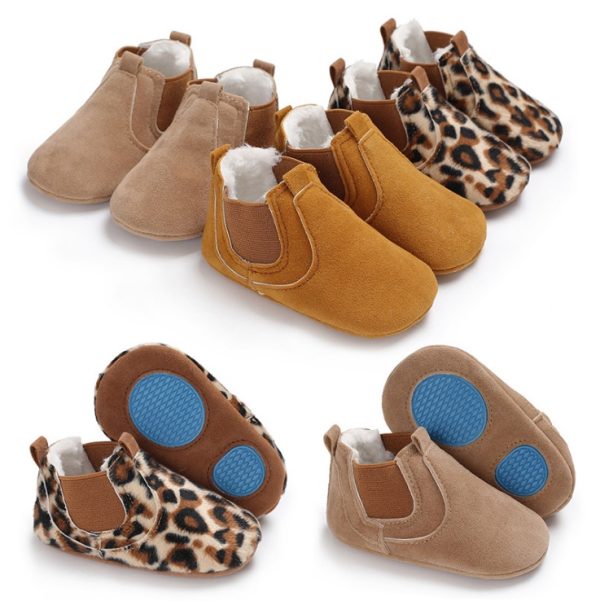 PU Leather Shoes Newborn Baby  Walker Sneakers Shoes - Image 5