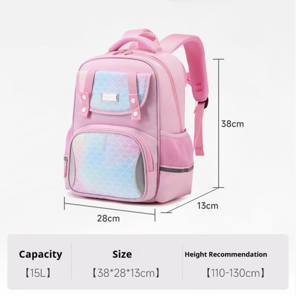 Girls And Boys Children's Schoolbag For Grade 1-3 Large Capacity - Image 4