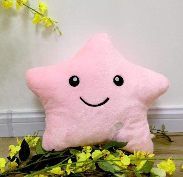 34CM Unique Toy Luminous Pillow Vivid Star Design LED Light Colorful Cushion Stars Plush Pillow Toys Gift For Kids Children Girl - Image 8